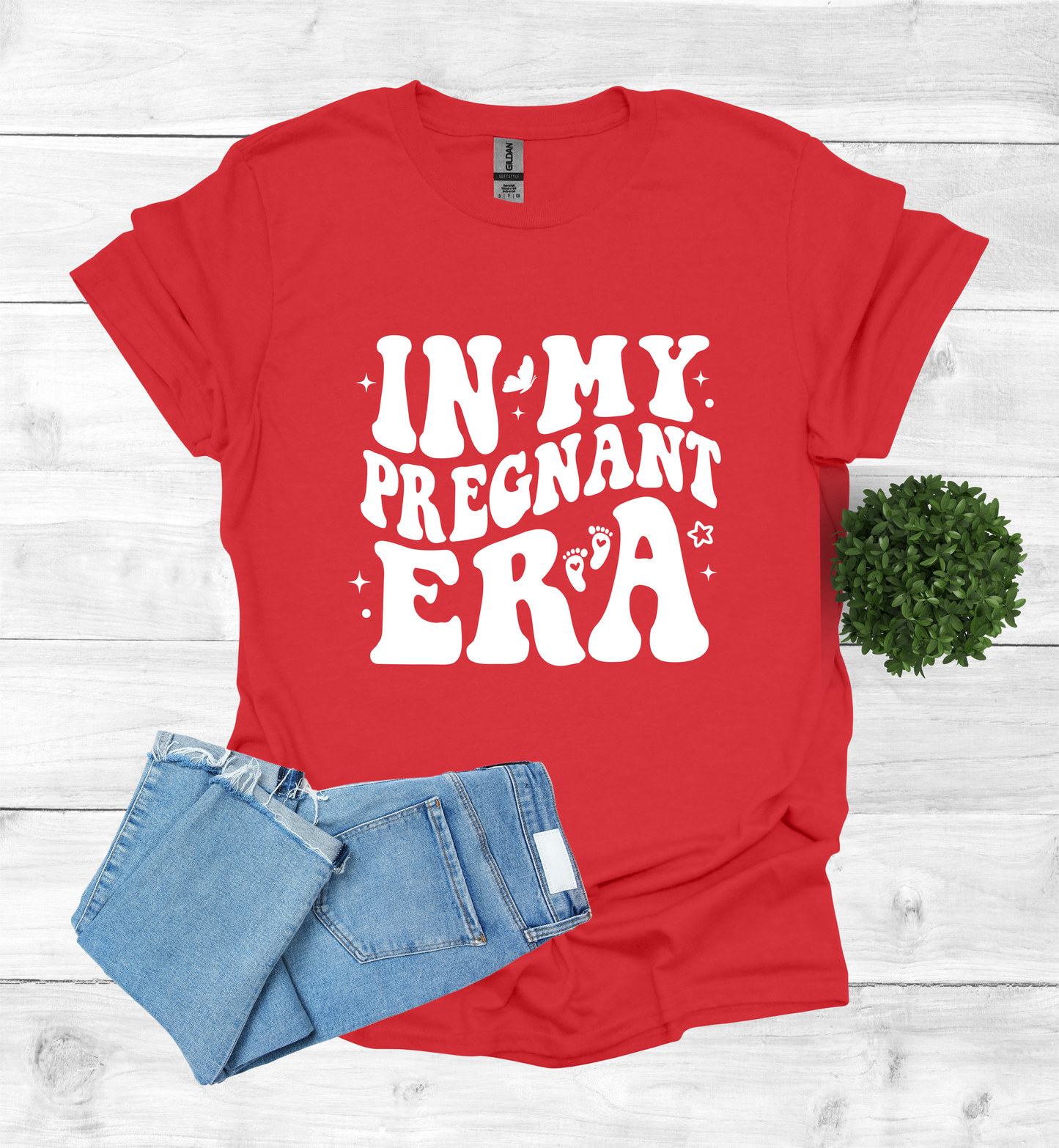 In my pregnant ERA t-shirt