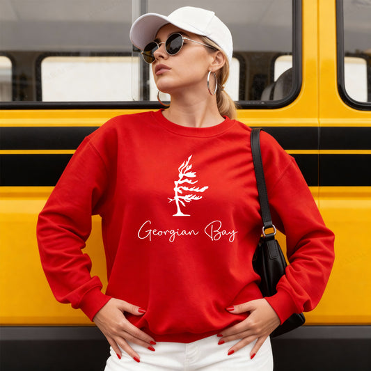 Georgian Bay Wind Swept Pine Tree Sweatshirt
