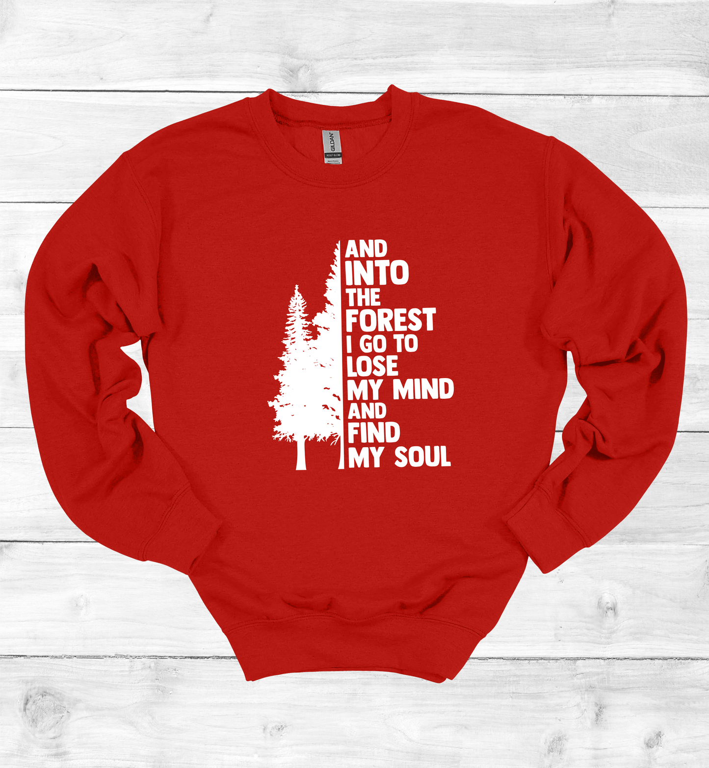 And Into The Forest I Go Crewneck Sweatshirt