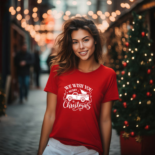 Vintage Truck with a Christmas Tree