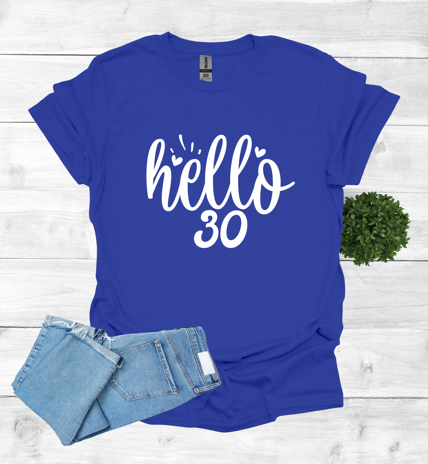 Hello 30 Birthday Shirt