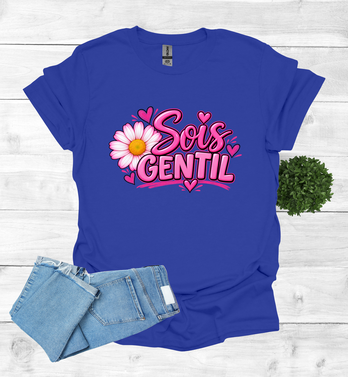 Sois Gentil, Be kind T-Shirt raising awareness