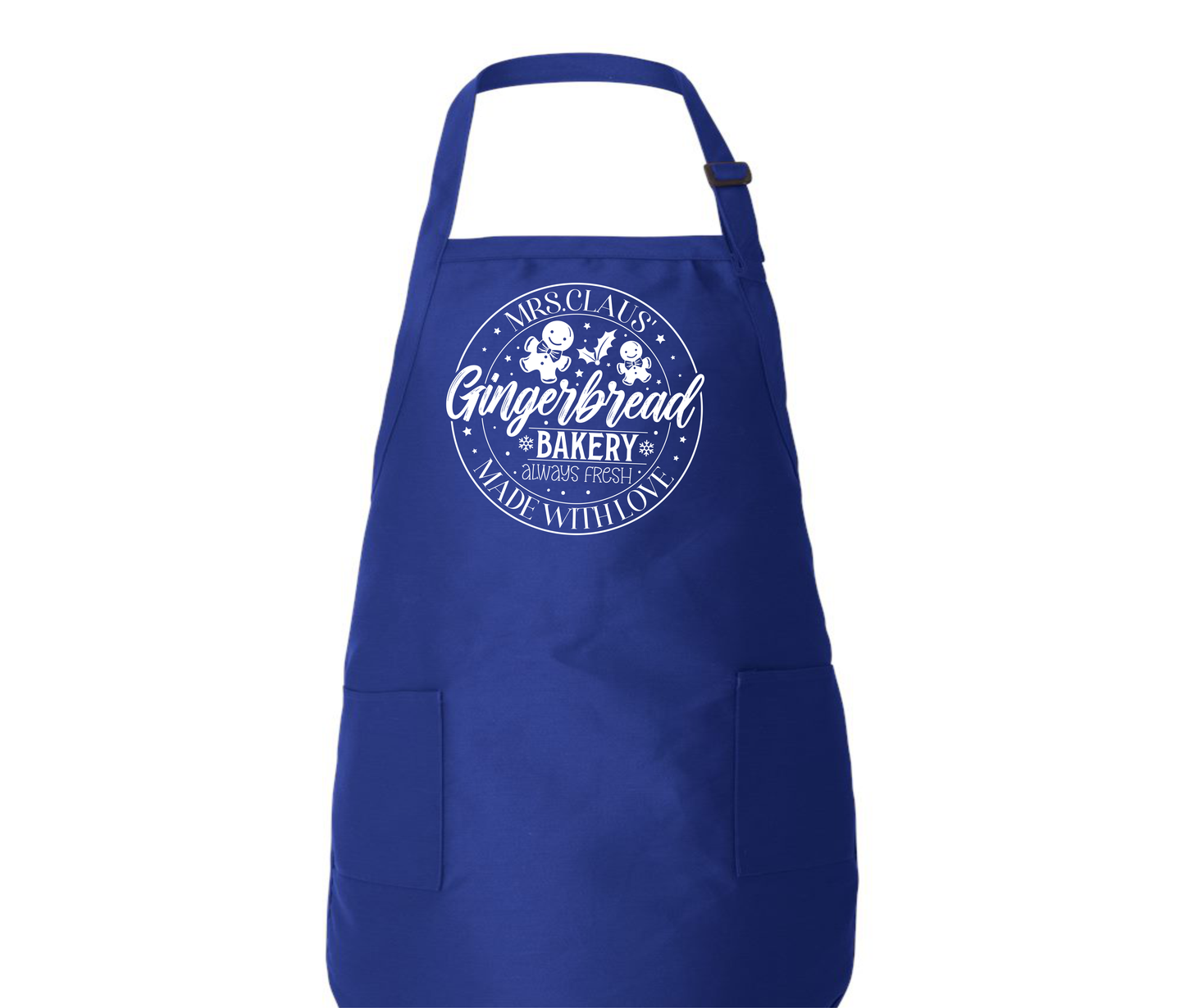 Mrs. Claus Ginger Bread Bakery apron