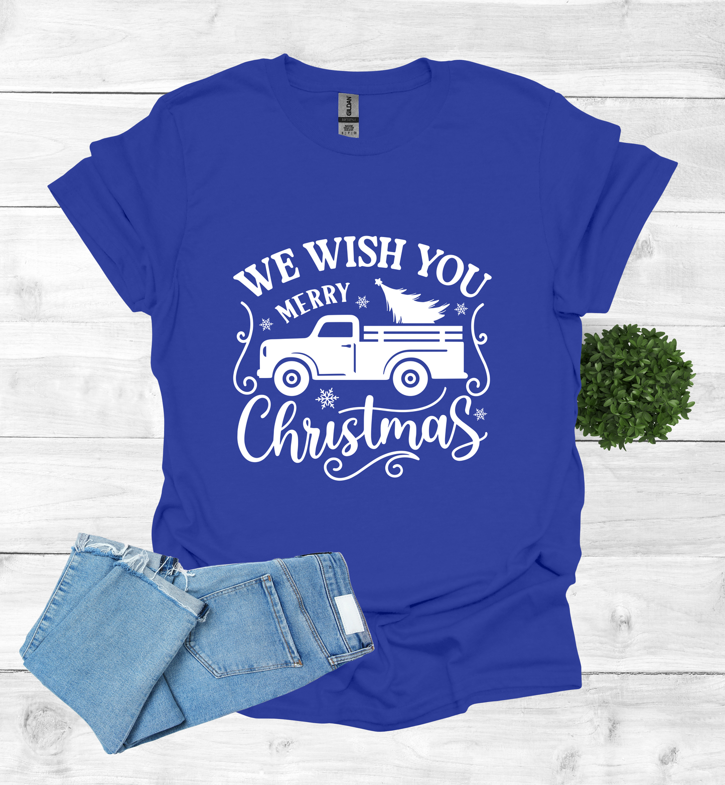 Vintage Truck with a Christmas Tree