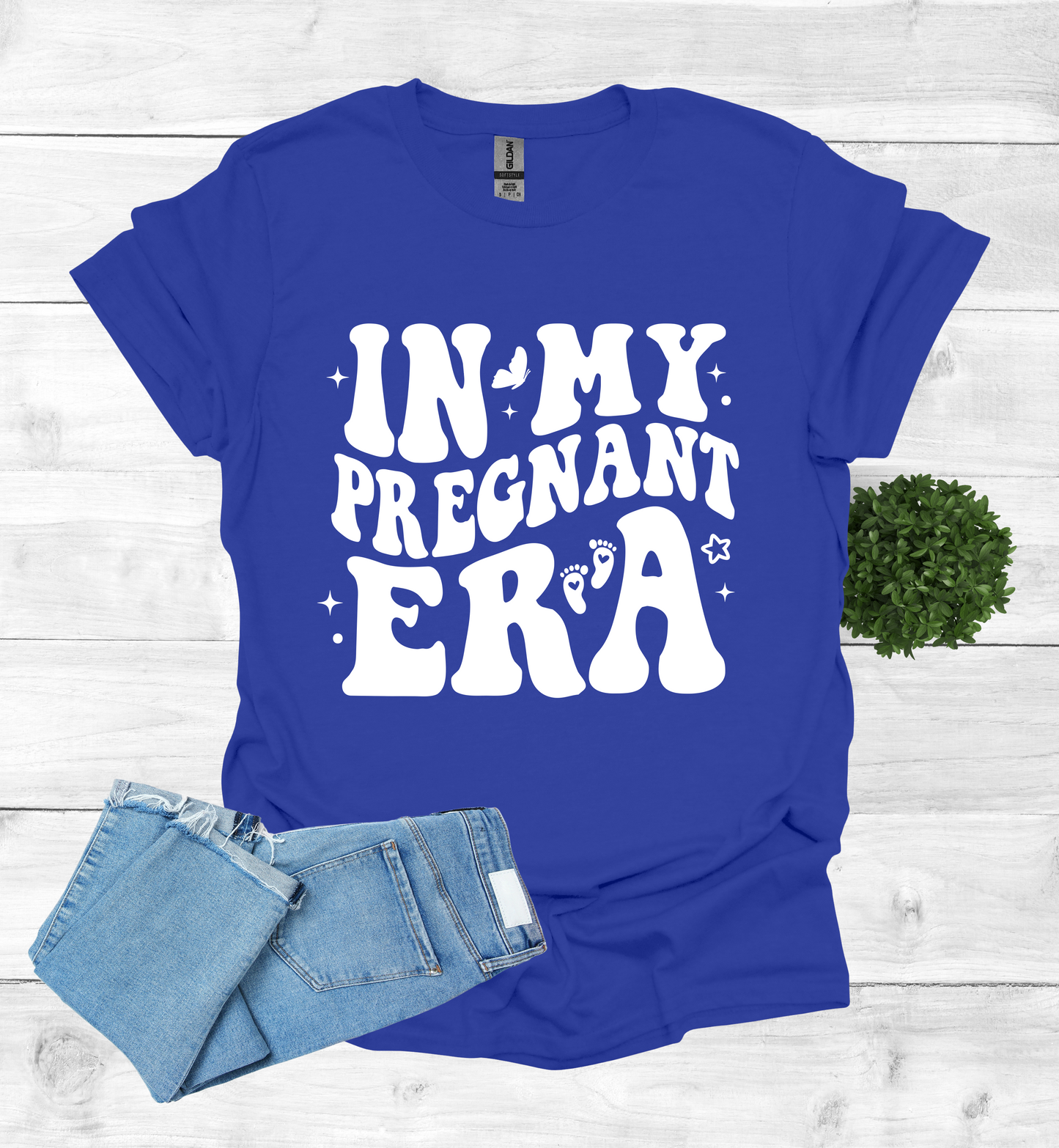 In my pregnant ERA t-shirt