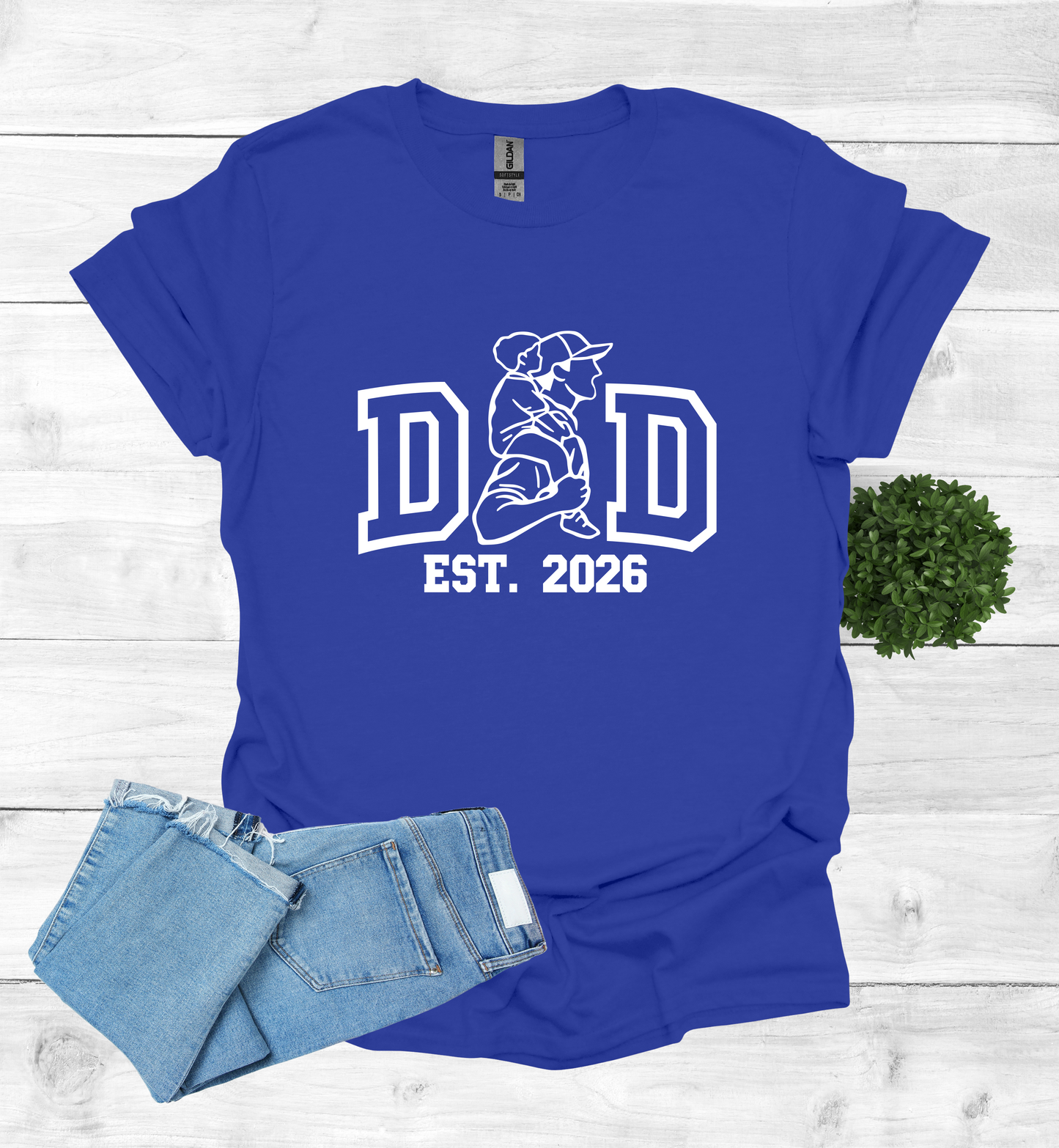 Dad EST 2026 shirt