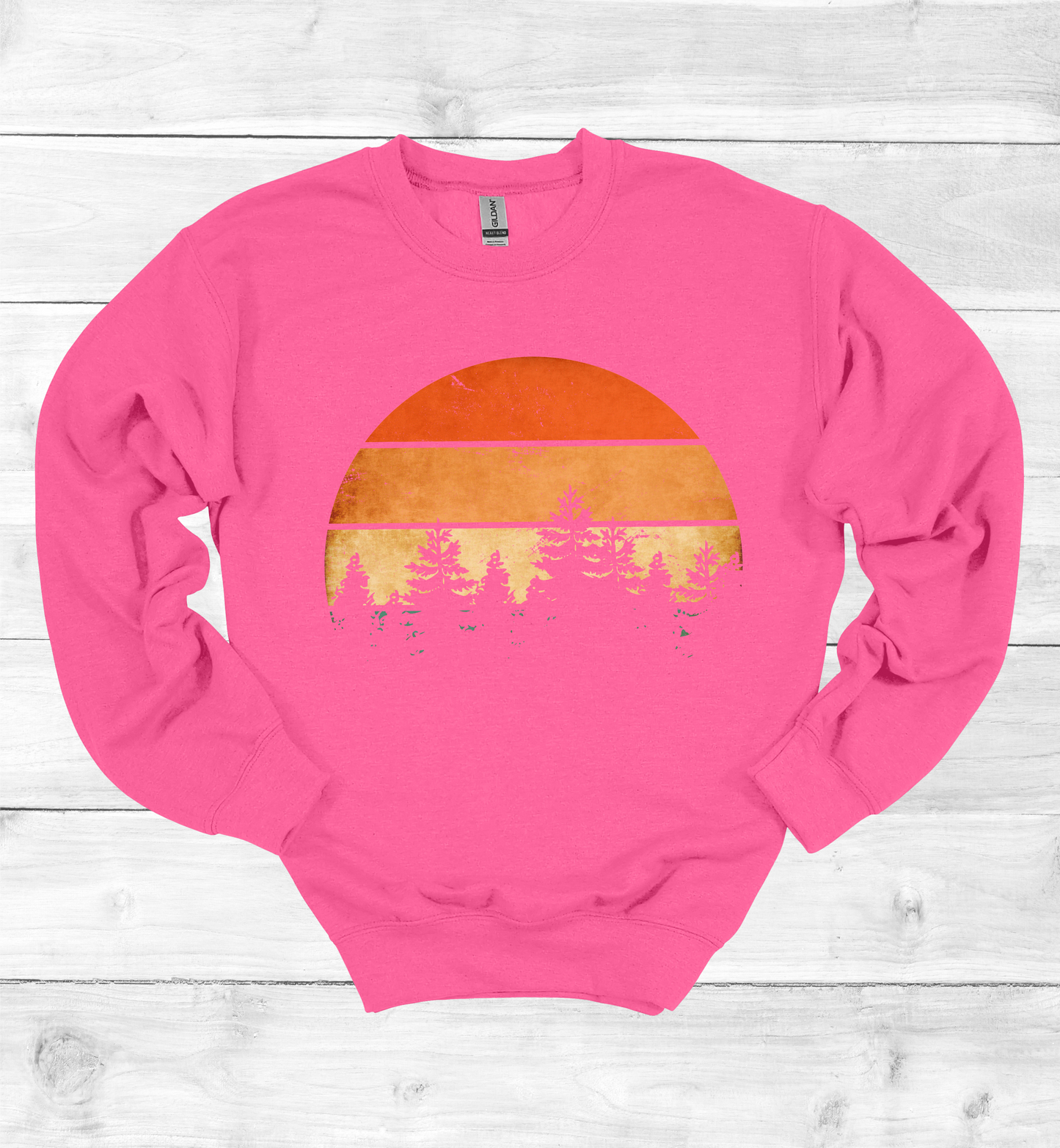 Vintage retro sunset sweatshirt