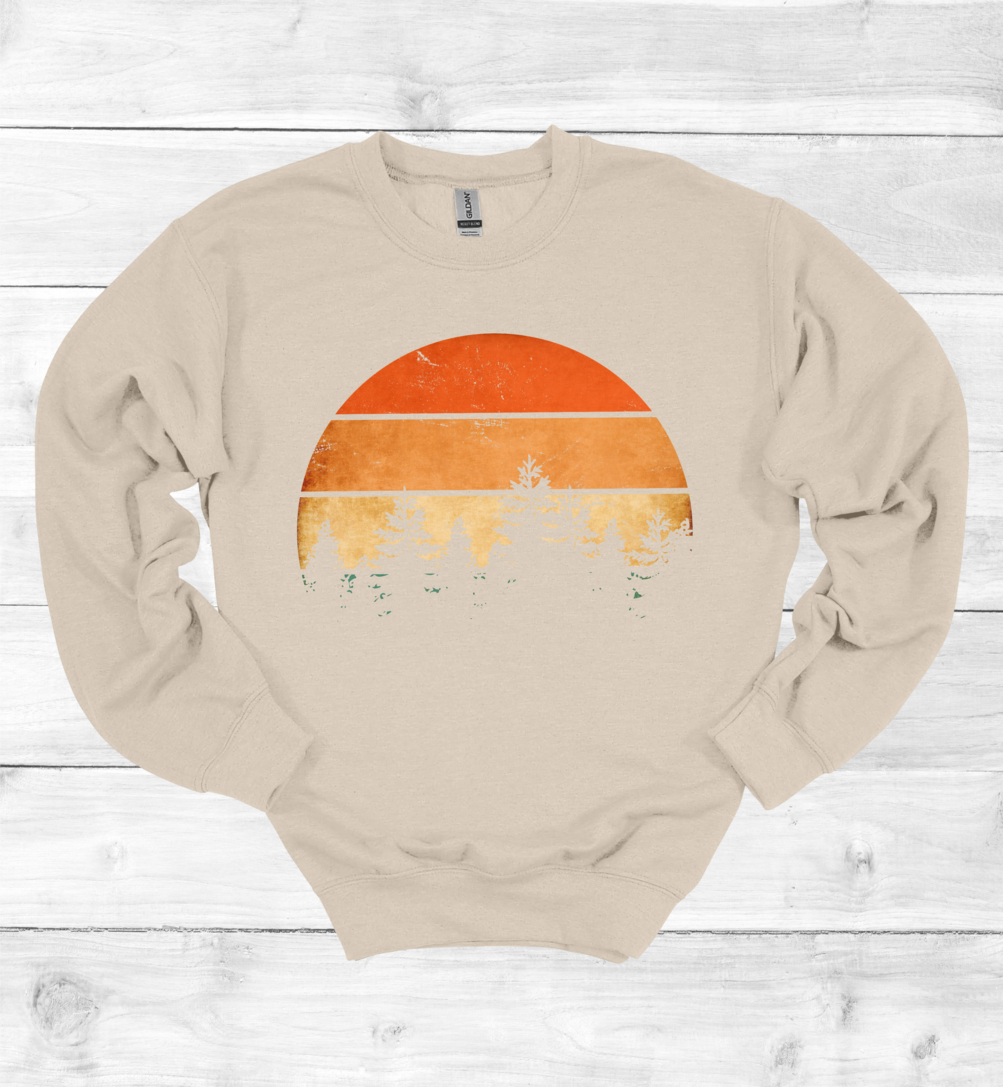 Vintage retro sunset sweatshirt