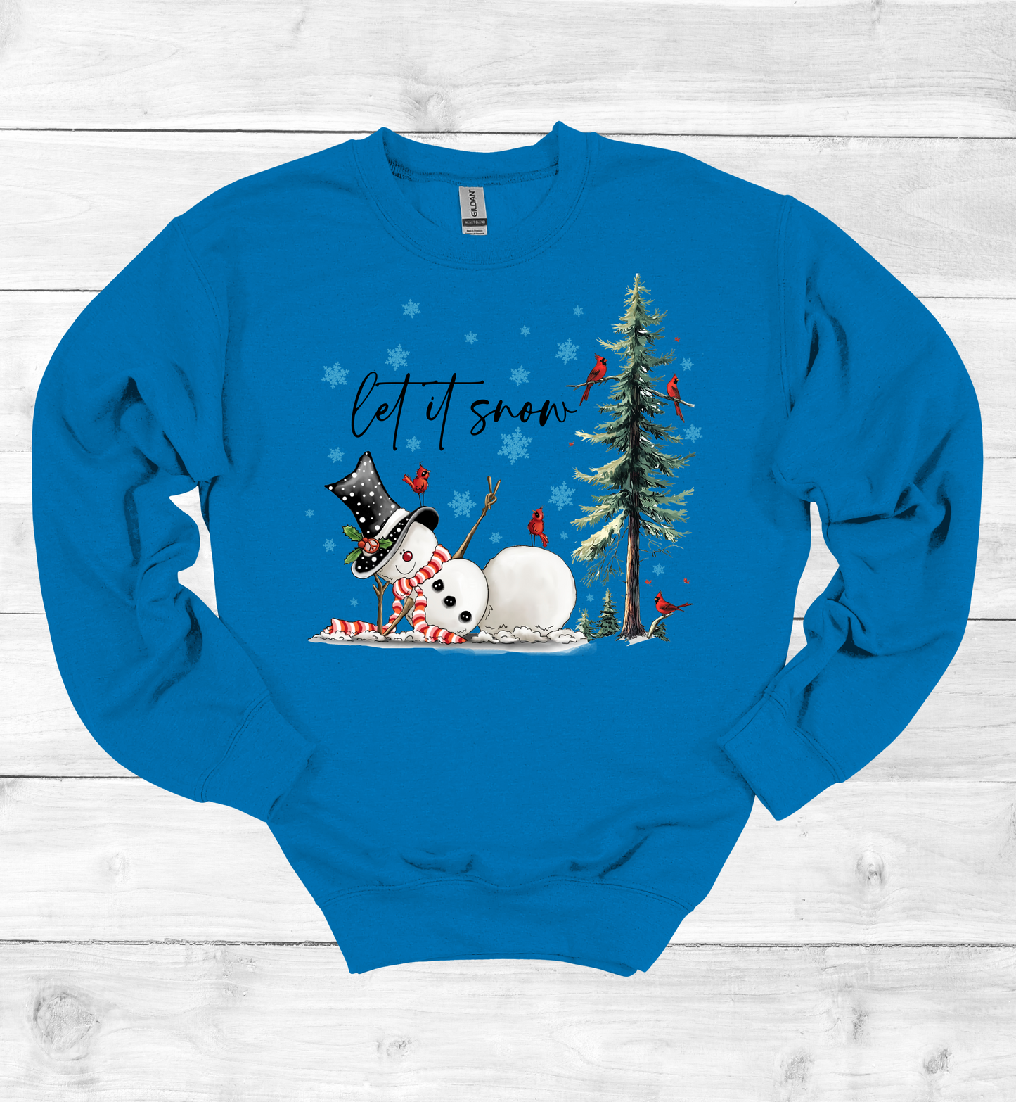 Christmas Let It Snow Crew Neck Sweater