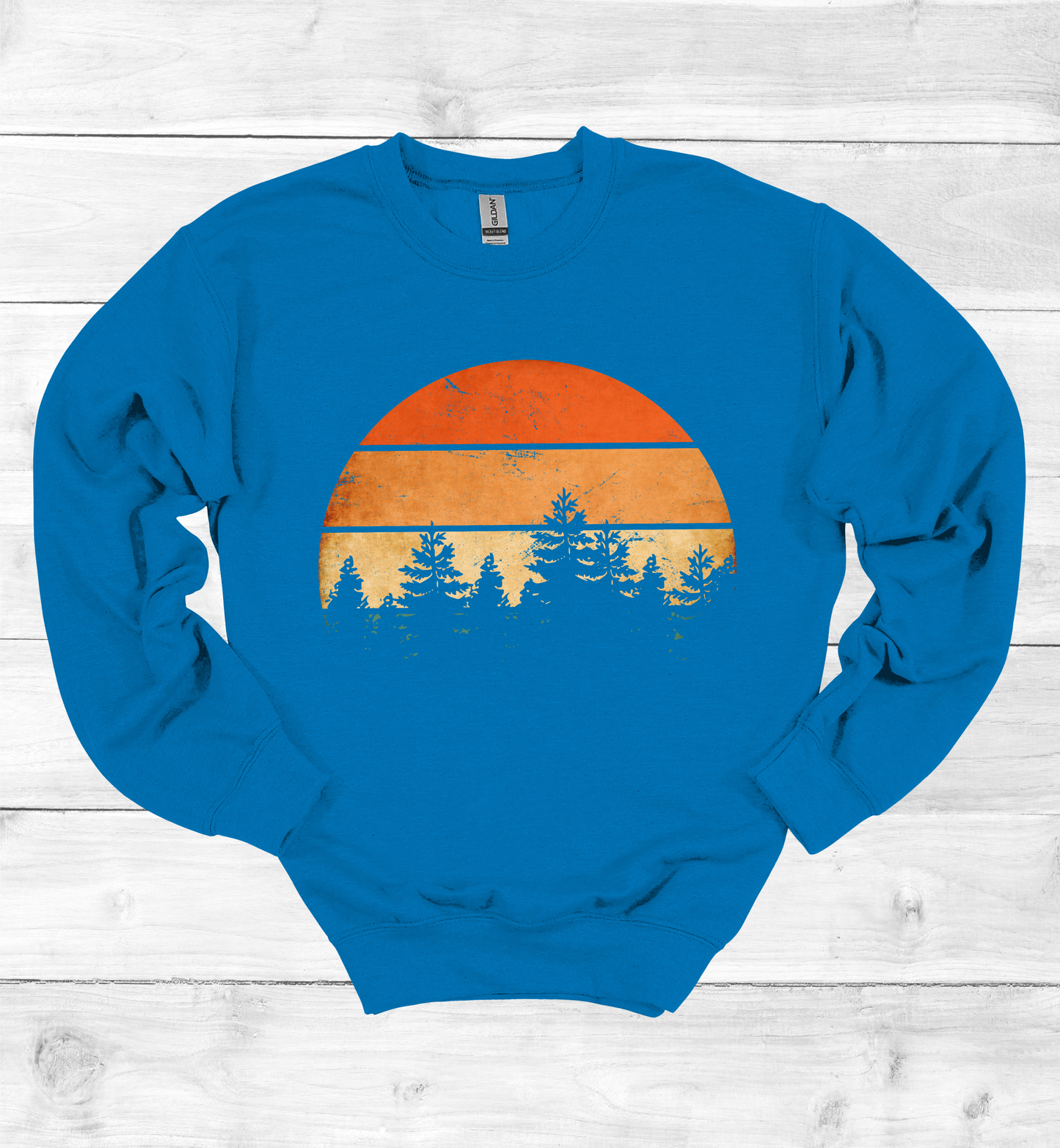 Vintage retro sunset sweatshirt