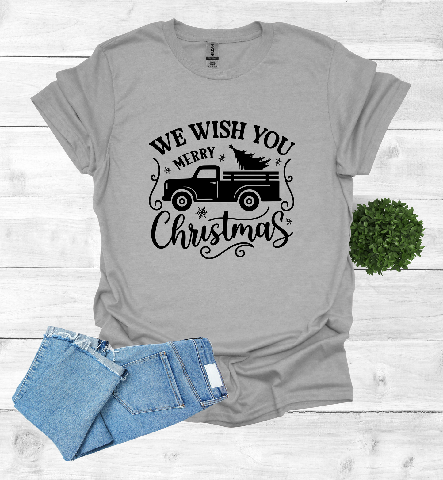 Vintage Truck with a Christmas Tree