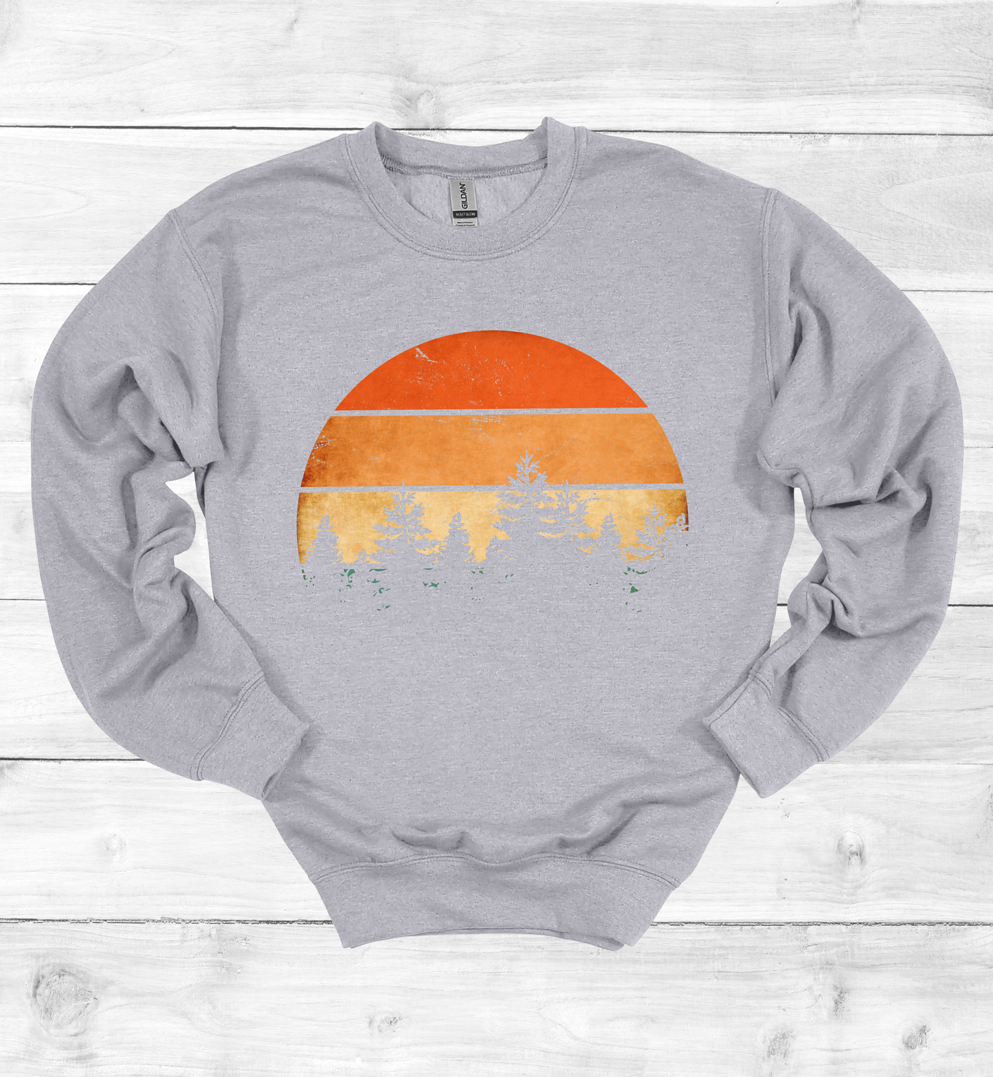 Vintage retro sunset sweatshirt