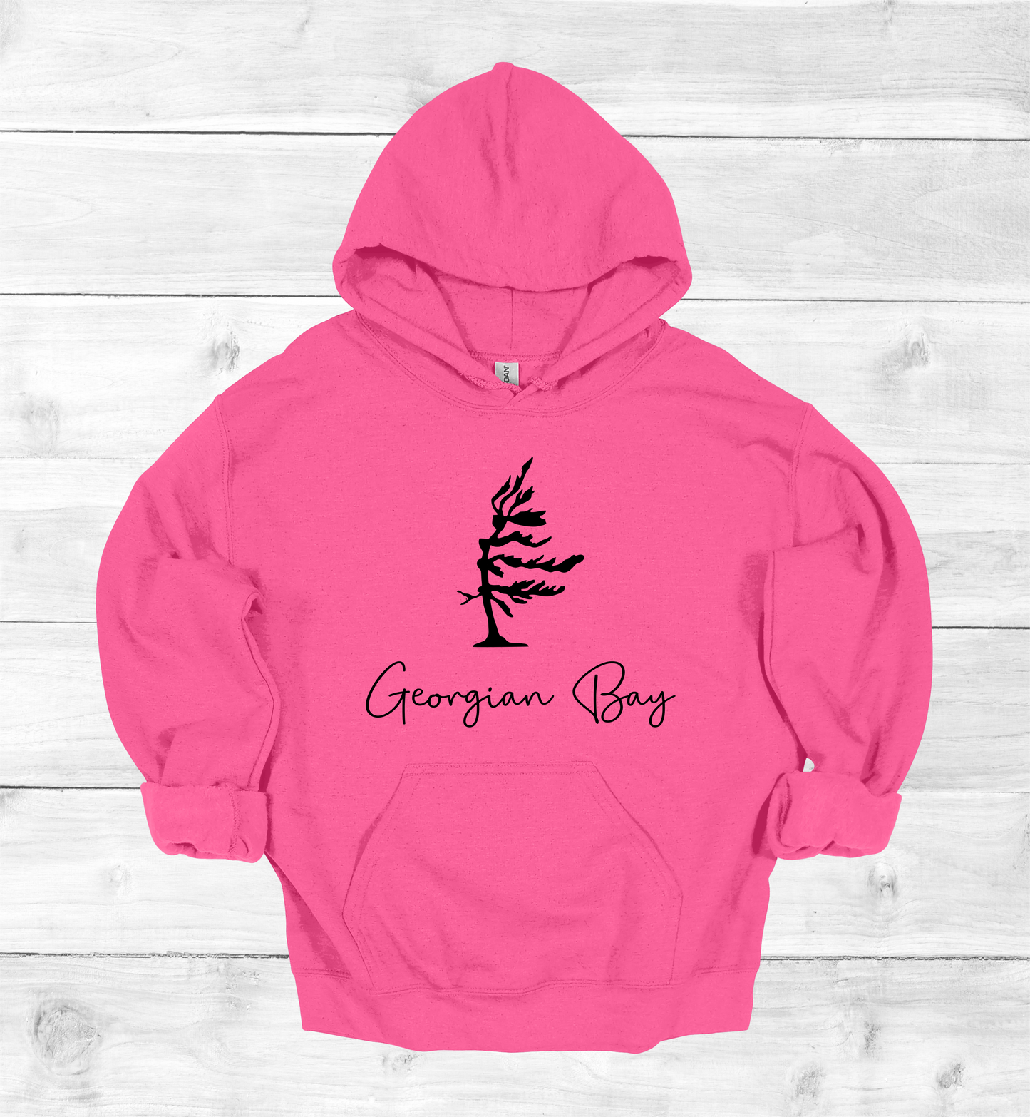 Georgian Bay Wind swept pine tree hoodie