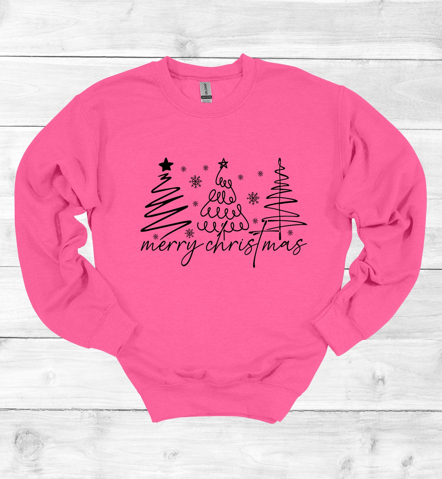 Christmas Trees Merry Christmas Sweatshirt