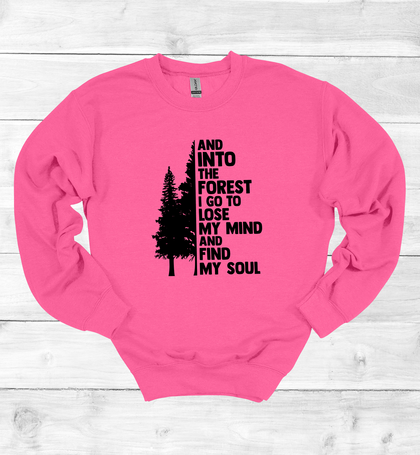 And Into The Forest I Go Crewneck Sweatshirt