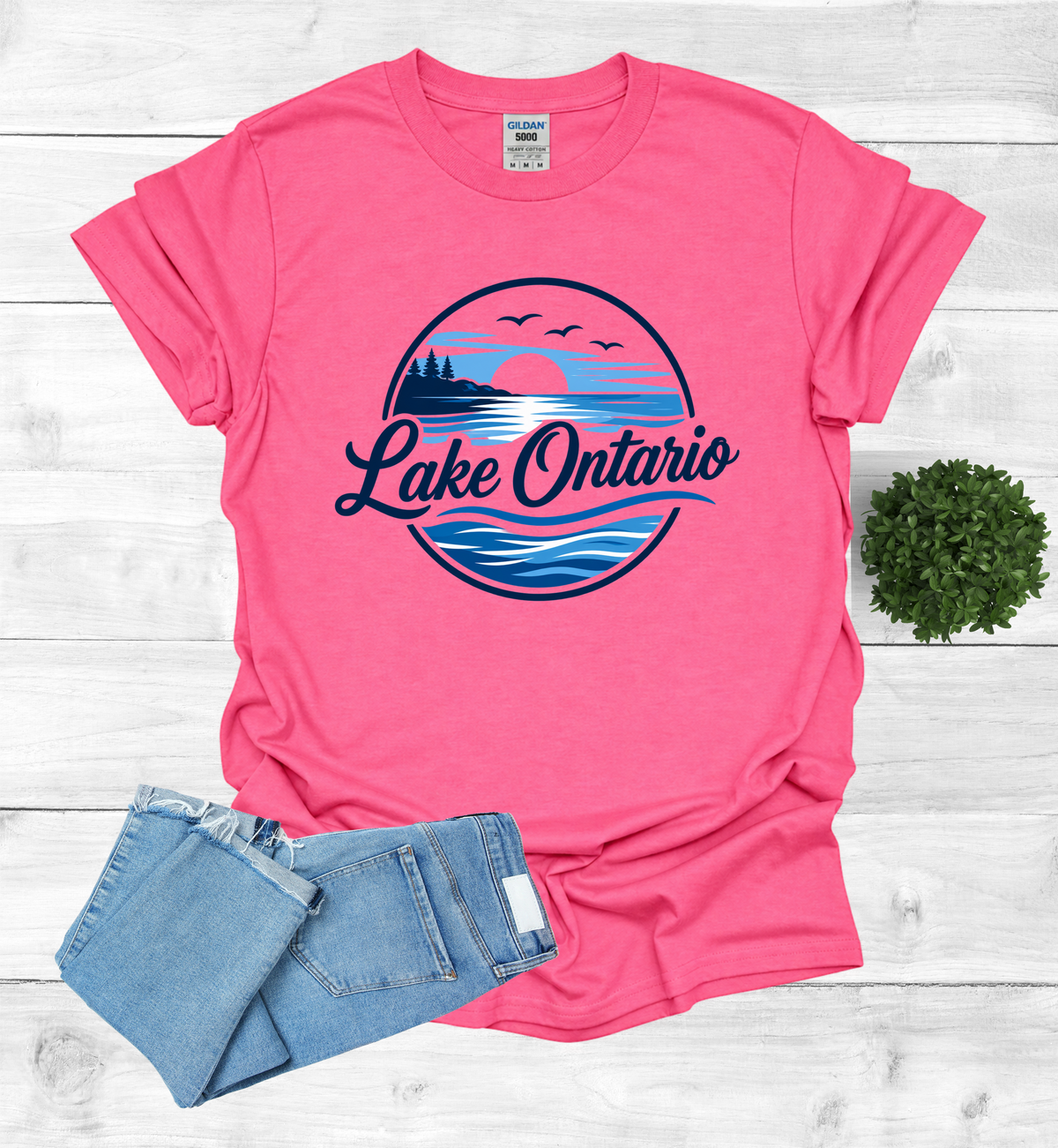 Lake Ontario Tee lake scene