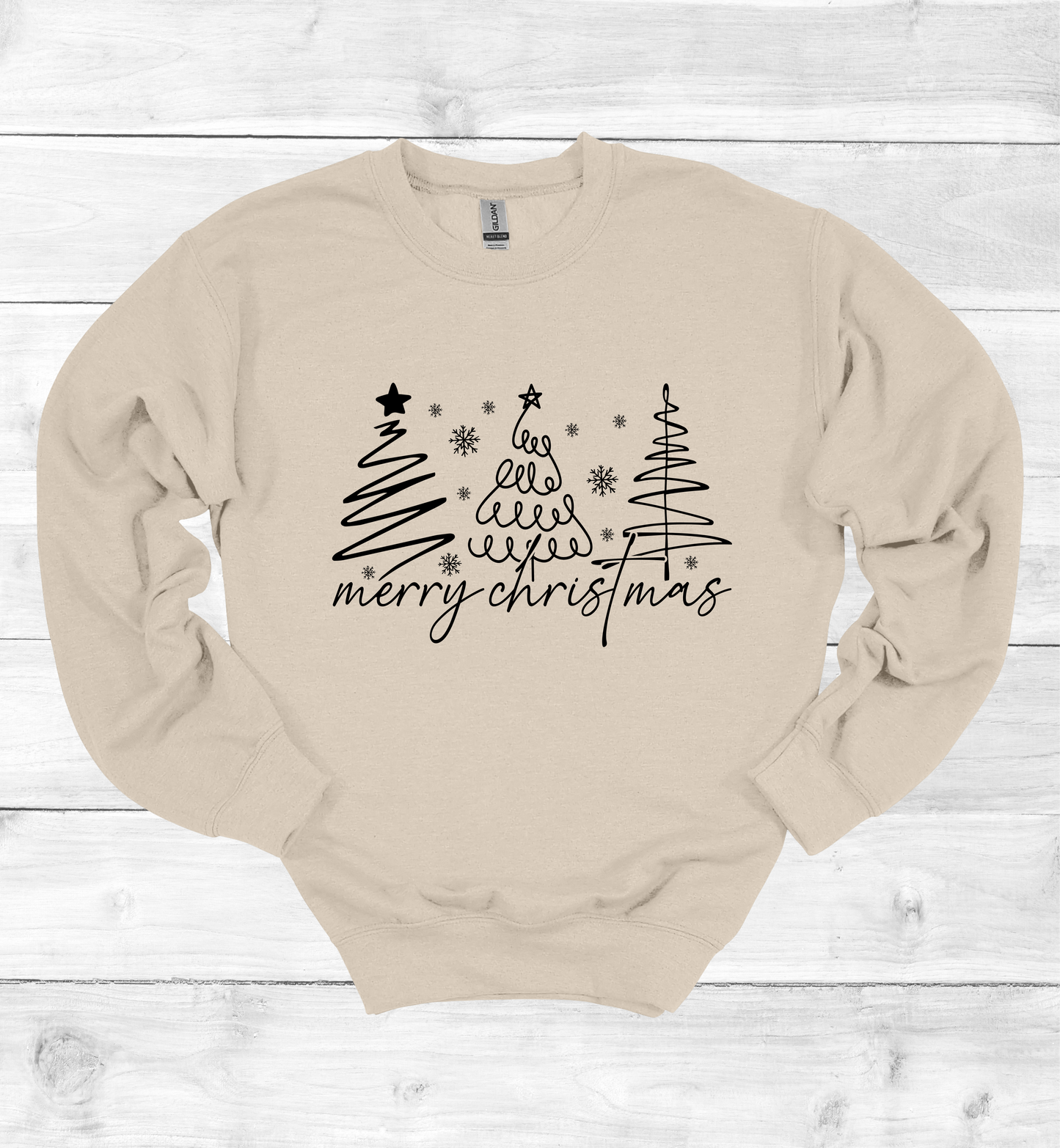 Christmas Trees Merry Christmas Sweatshirt