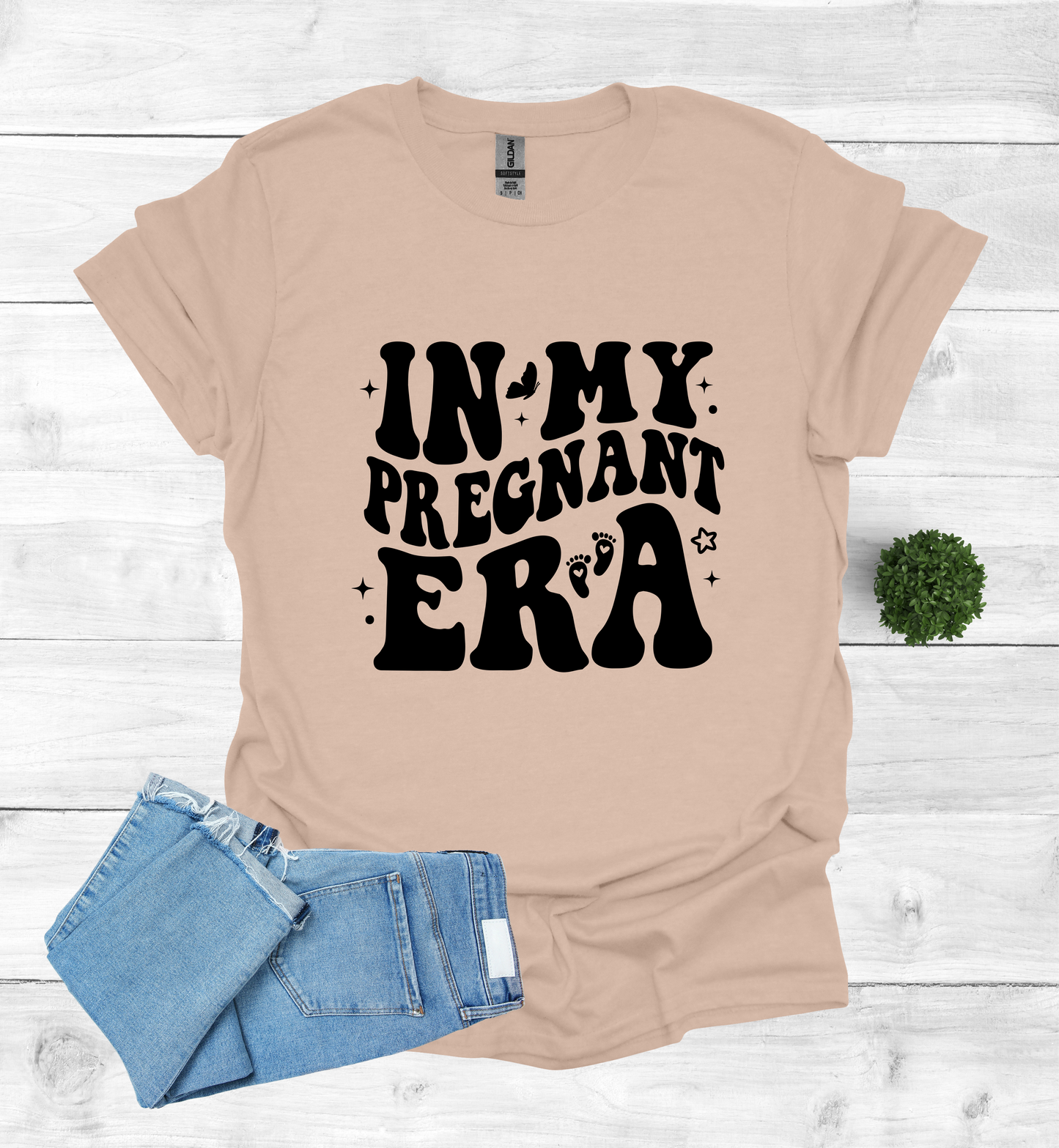 In my pregnant ERA t-shirt