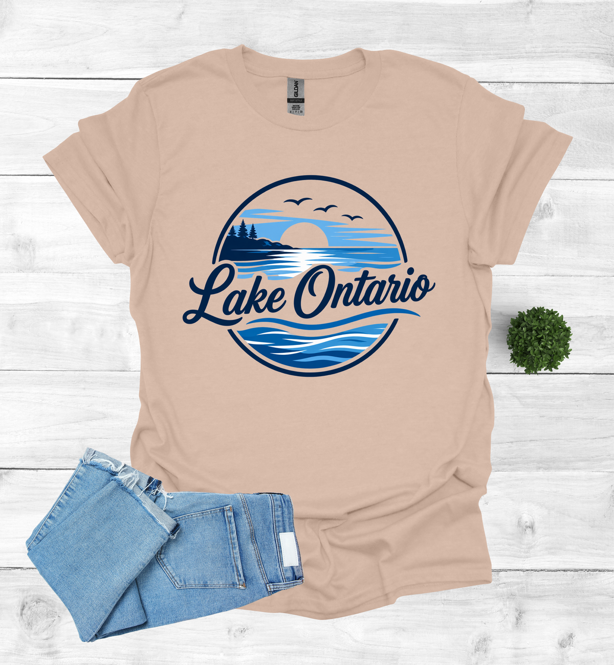 Lake Ontario Tee lake scene