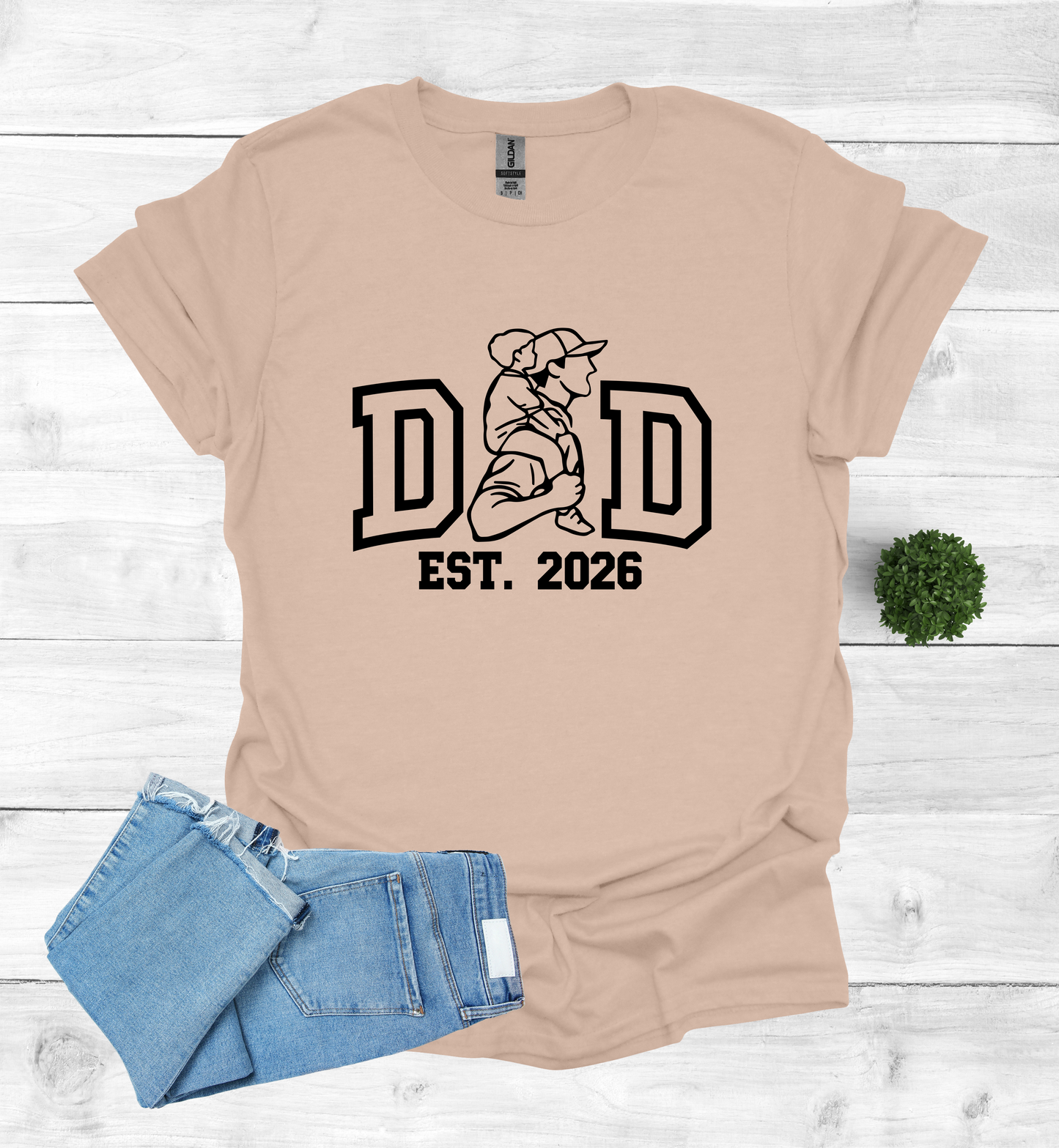 Dad EST 2026 shirt