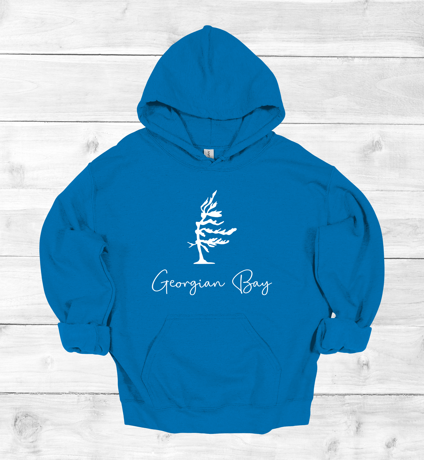Georgian Bay Wind swept pine tree hoodie
