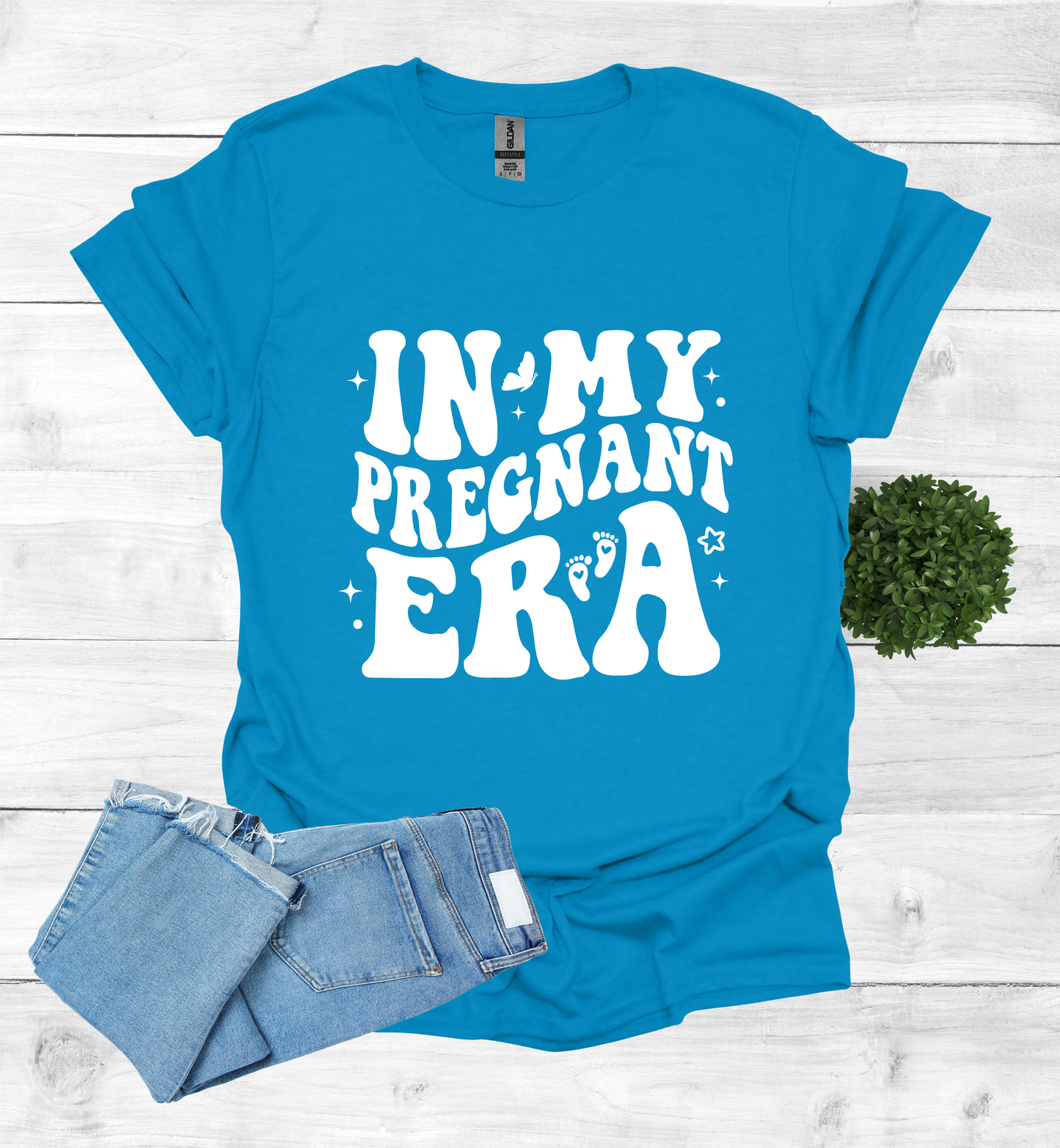 In my pregnant ERA t-shirt