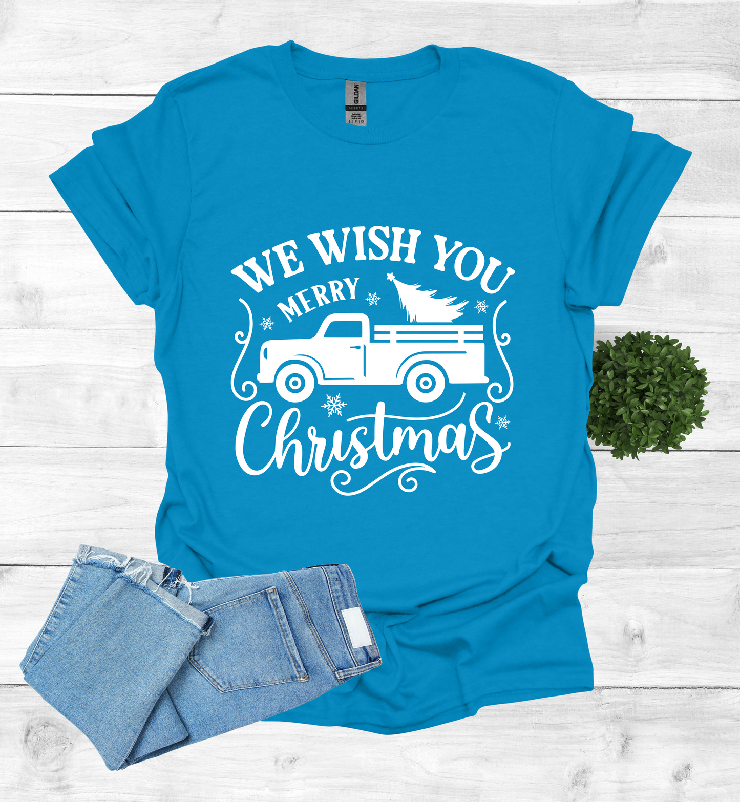 Vintage Truck with a Christmas Tree