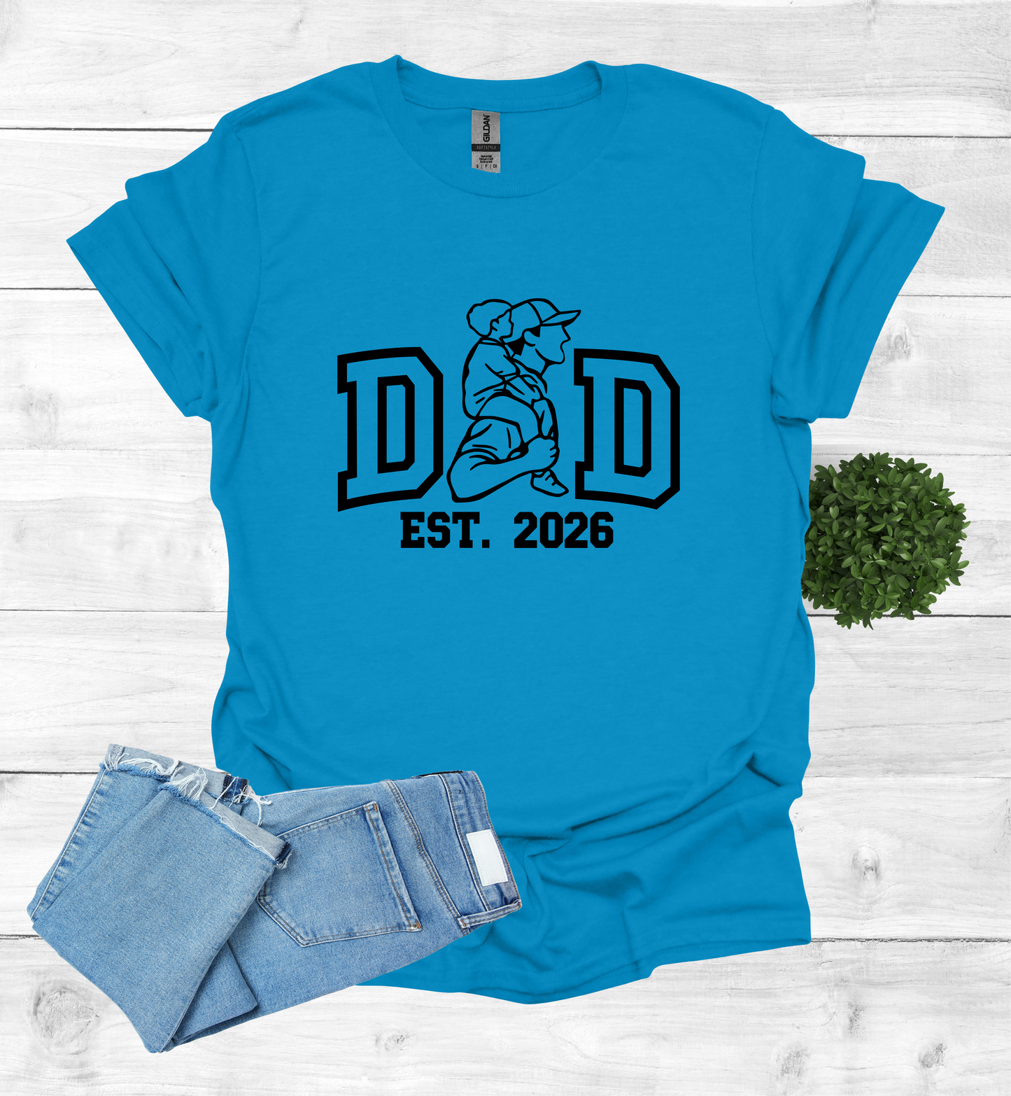 Dad EST 2026 shirt