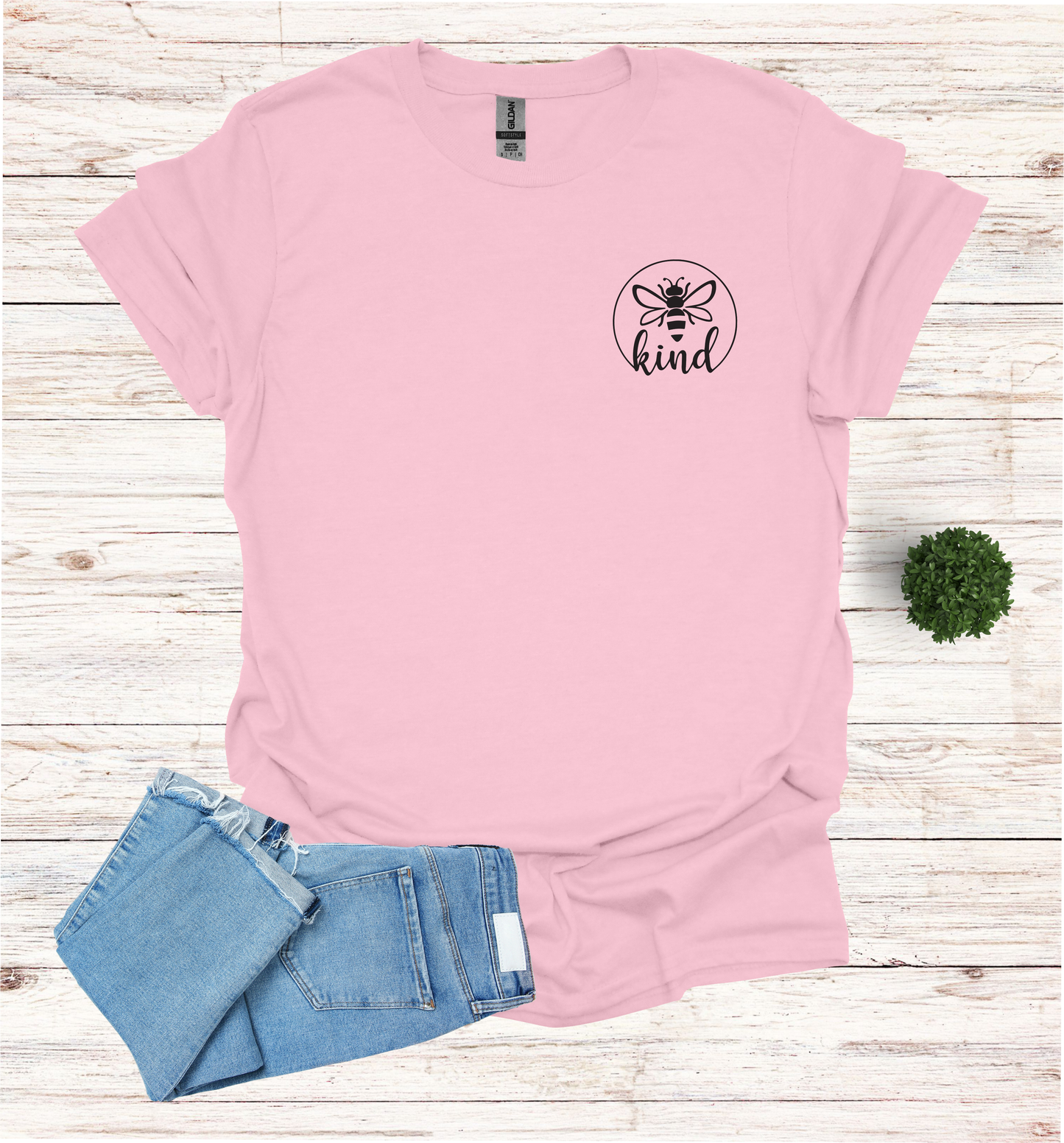 Bee Kind small chest design awareness T- Shirt