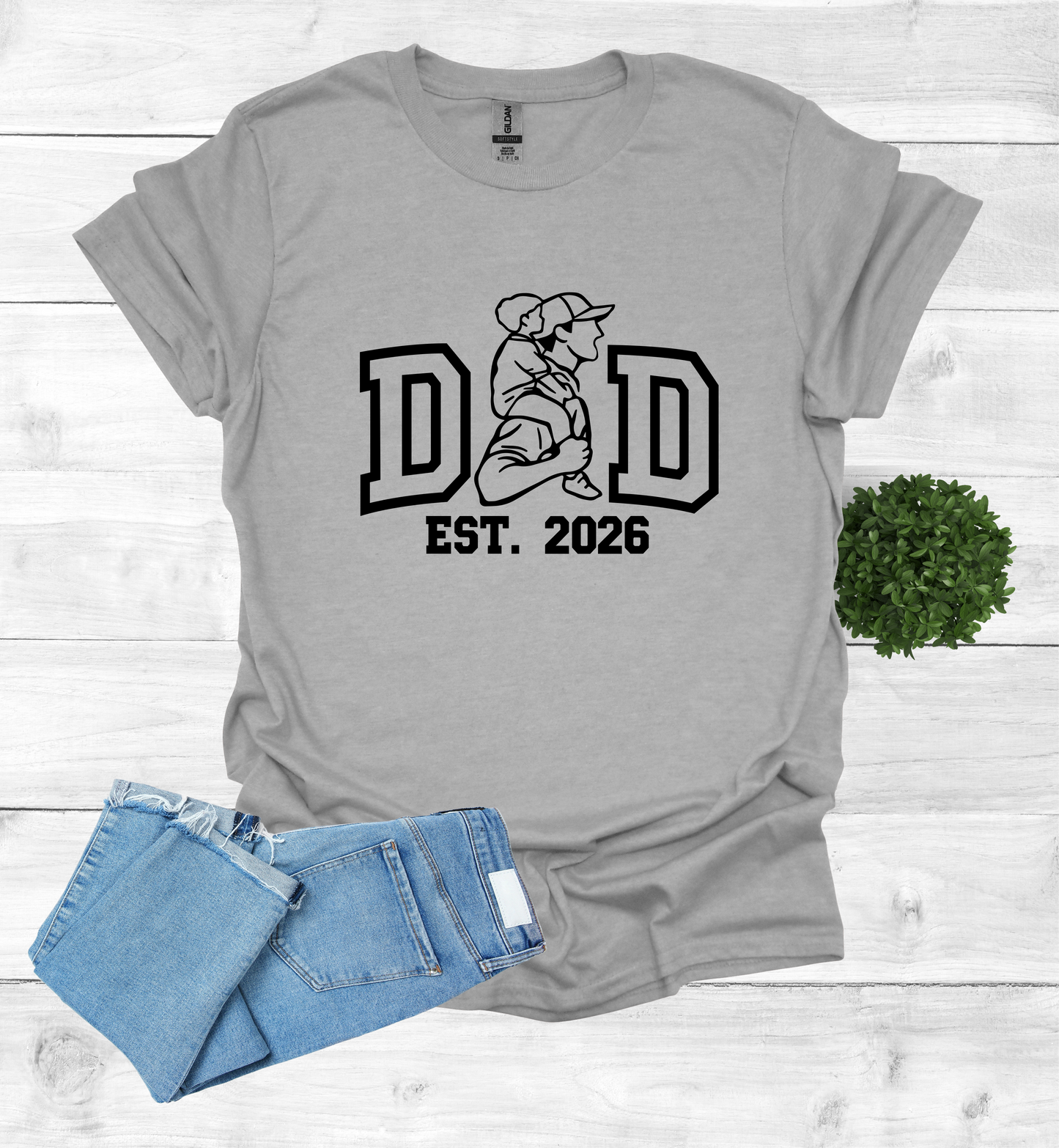 Dad EST 2026 shirt