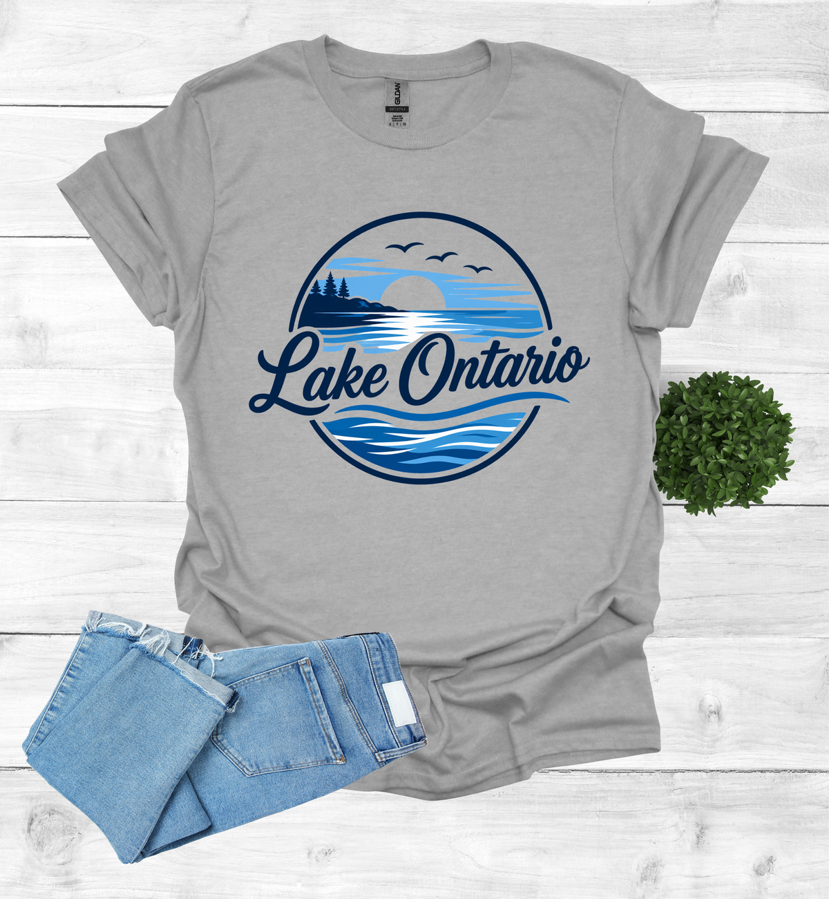 Lake Ontario Tee lake scene
