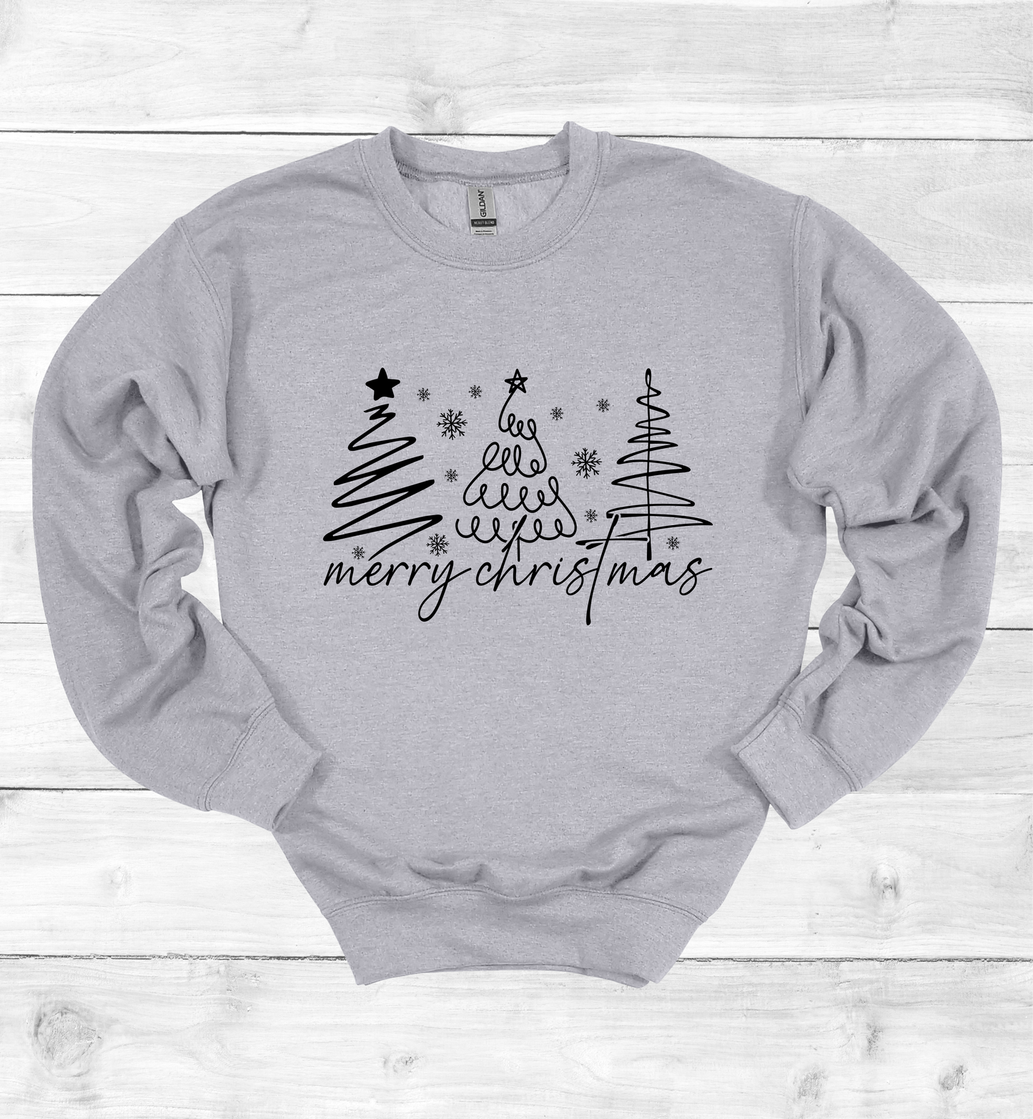 Christmas Trees Merry Christmas Sweatshirt