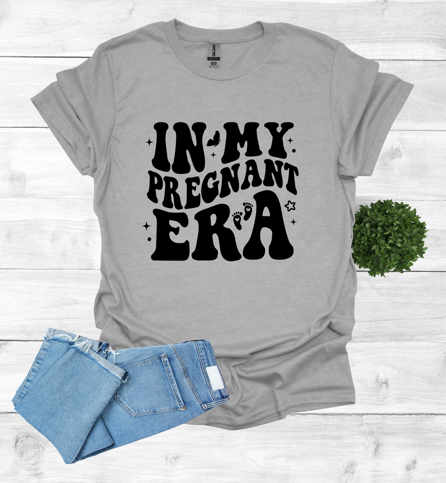 In my pregnant ERA t-shirt