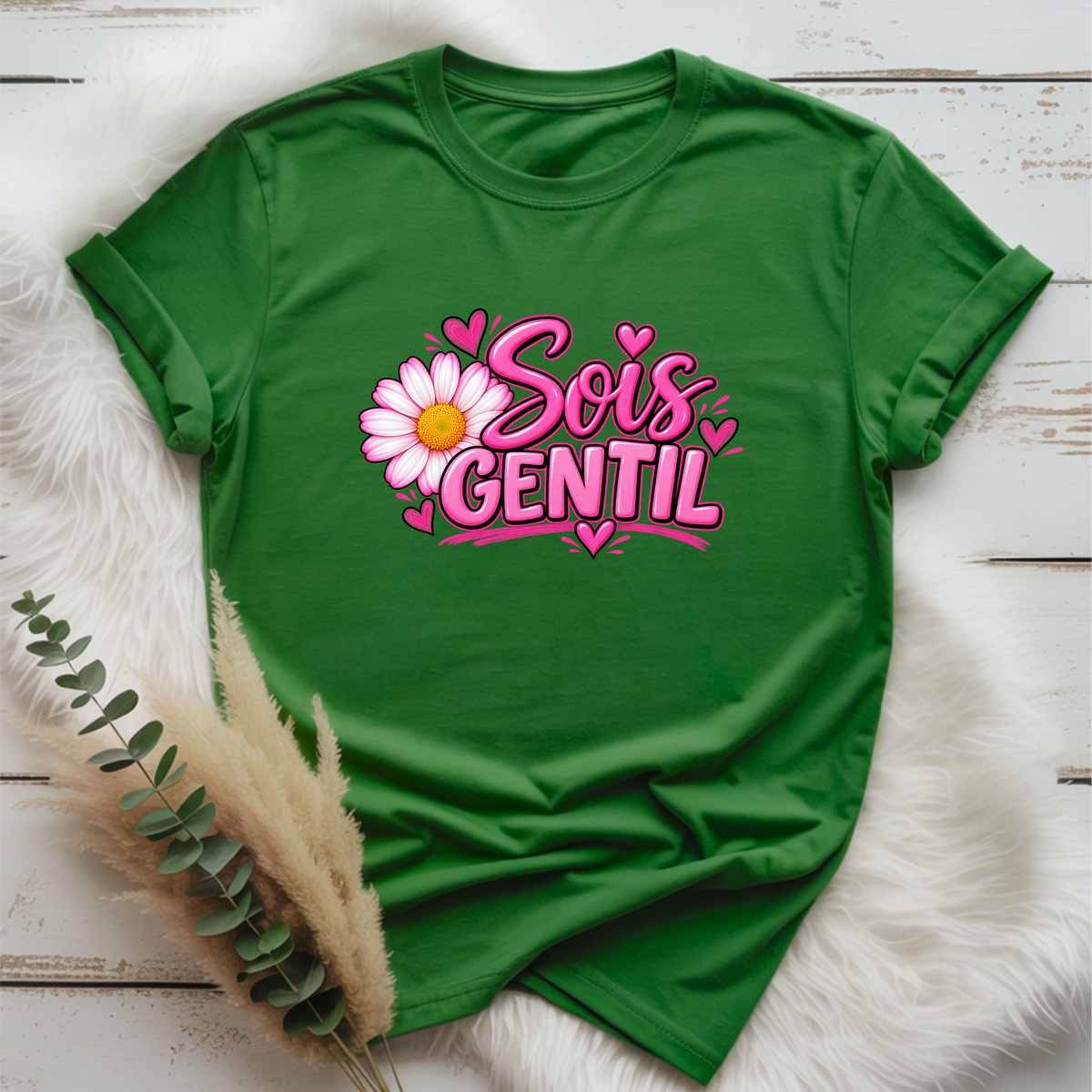 Sois Gentil, Be kind T-Shirt raising awareness