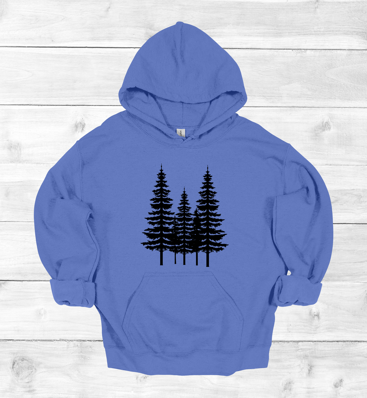 Forest Pine trees and single tree on the arms Sweatshirt