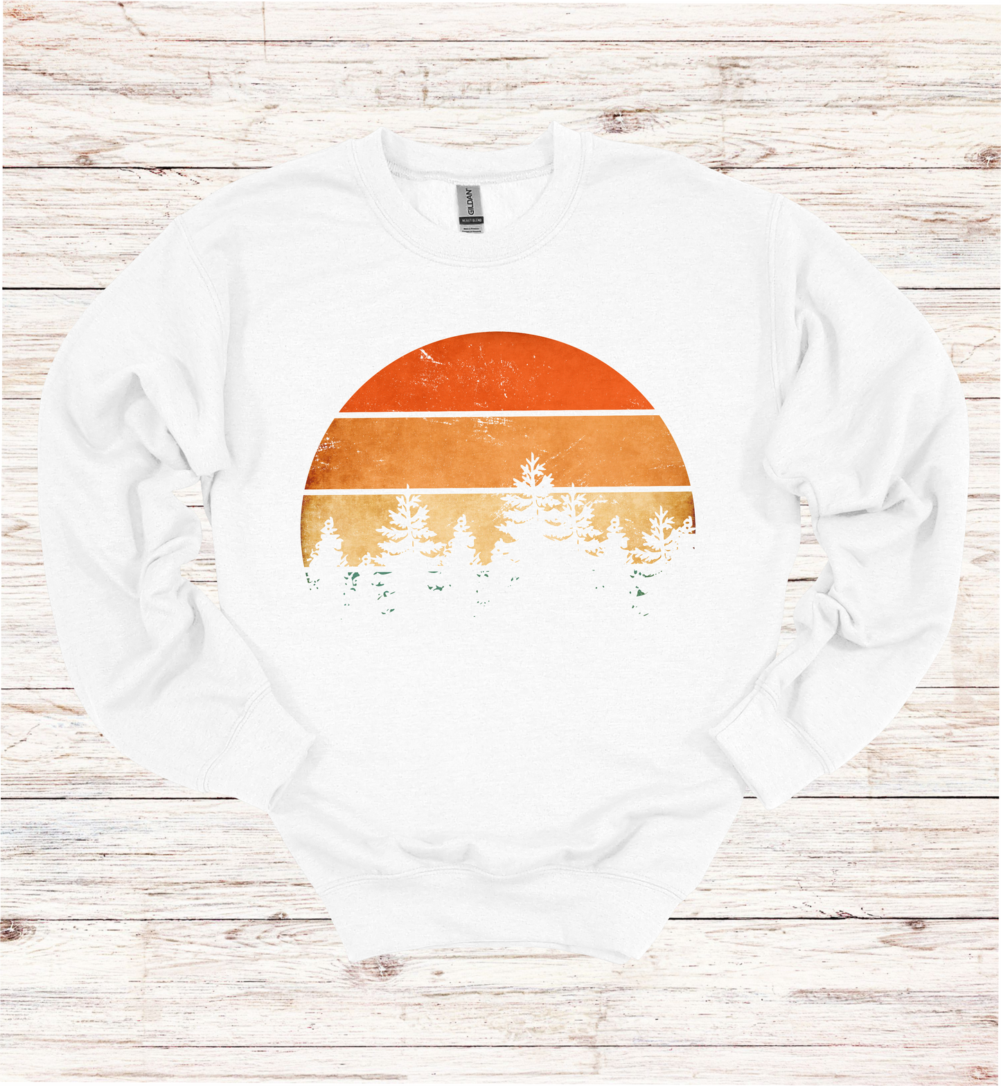 Vintage retro sunset sweatshirt