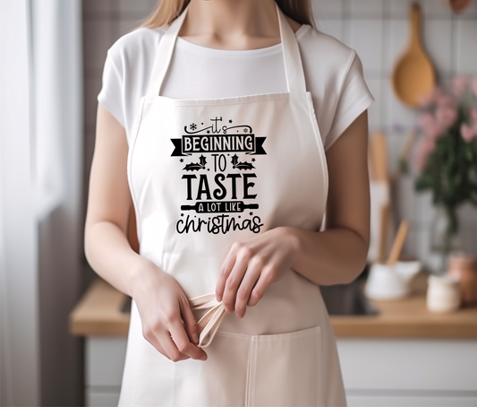 It's Beginning to taste allot like Christmas apron