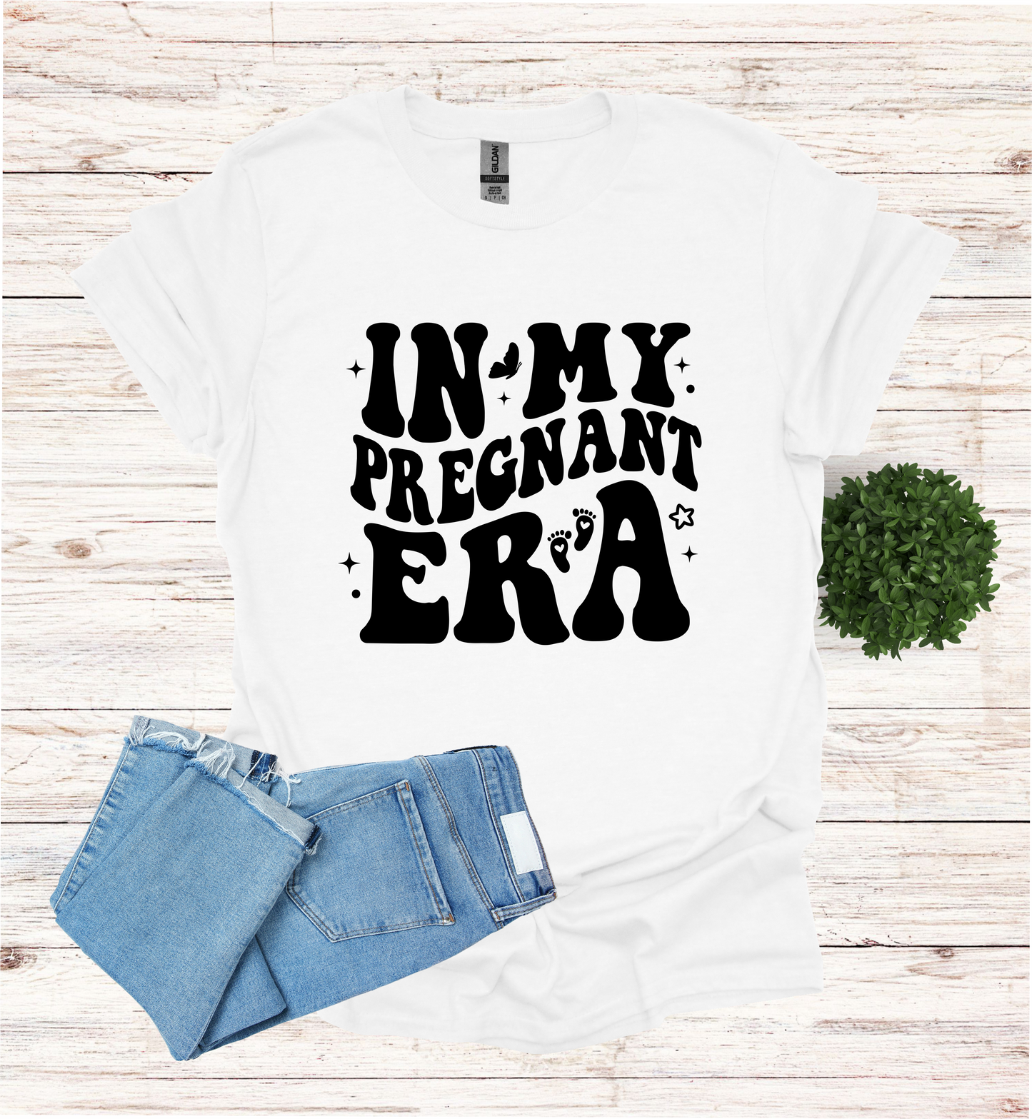 In my pregnant ERA t-shirt