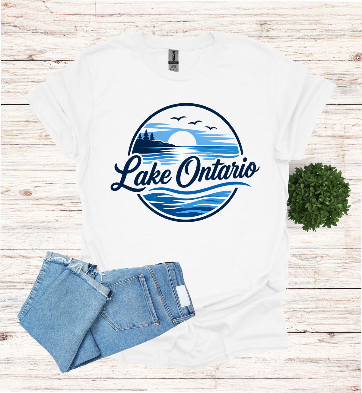 Lake Ontario Tee lake scene