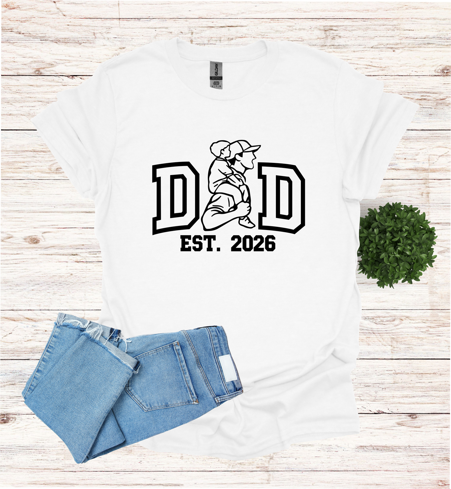 Dad EST 2026 shirt
