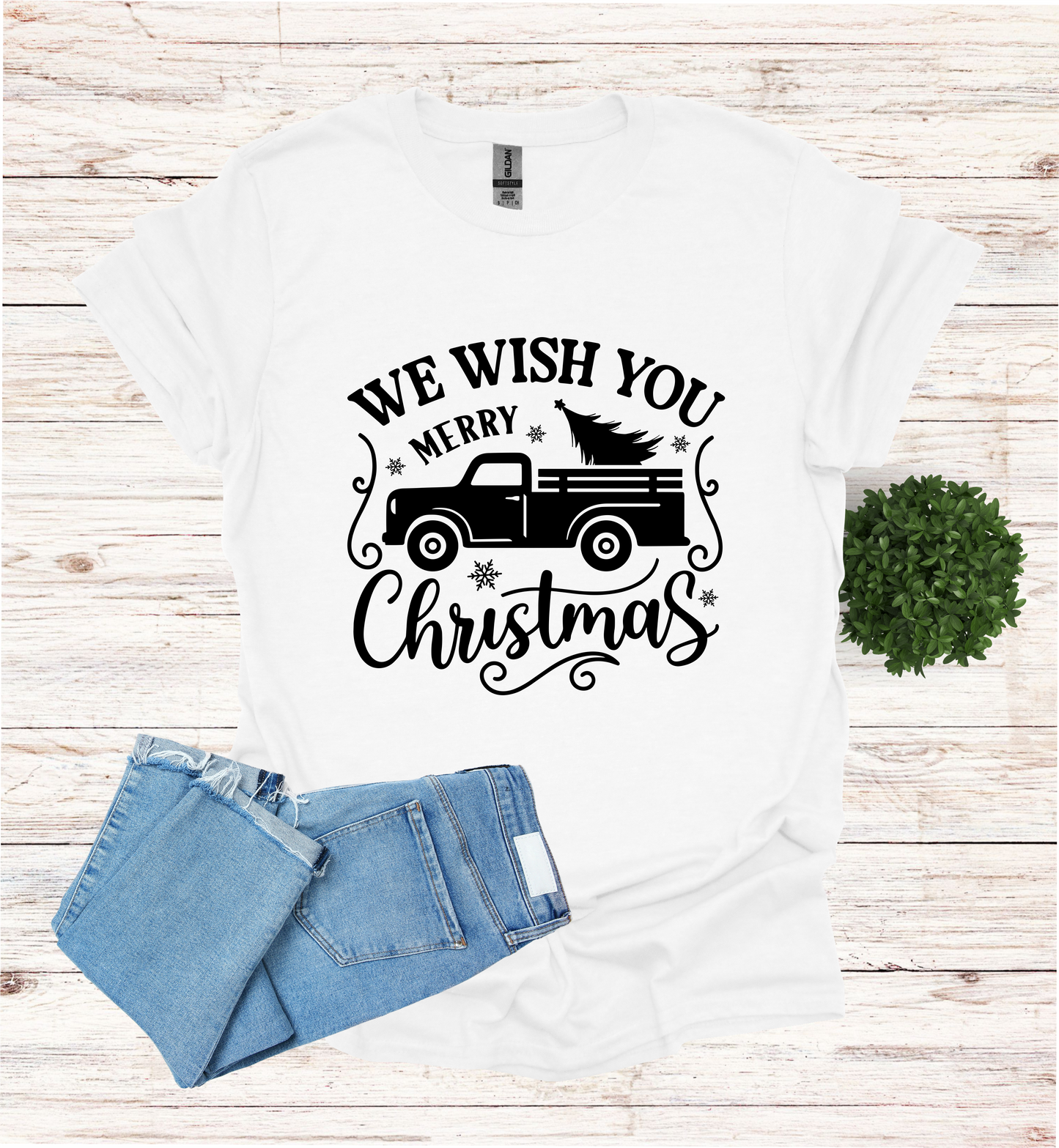 Vintage Truck with a Christmas Tree