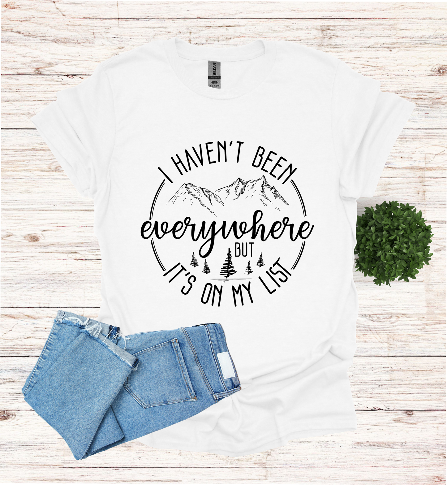 Haven't been Everywhere But It's on my list Shirt
