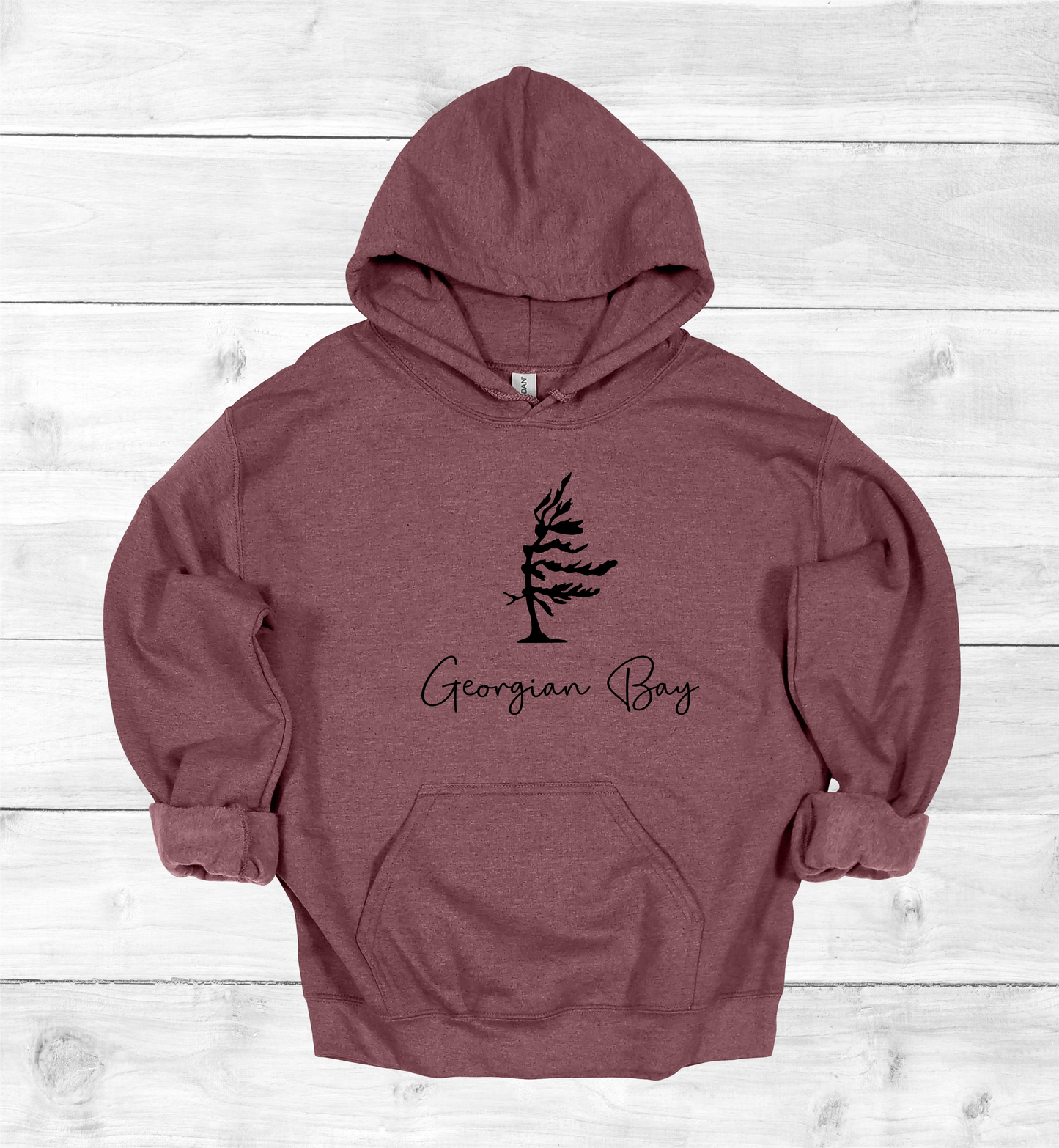 Georgian Bay Wind swept pine tree hoodie