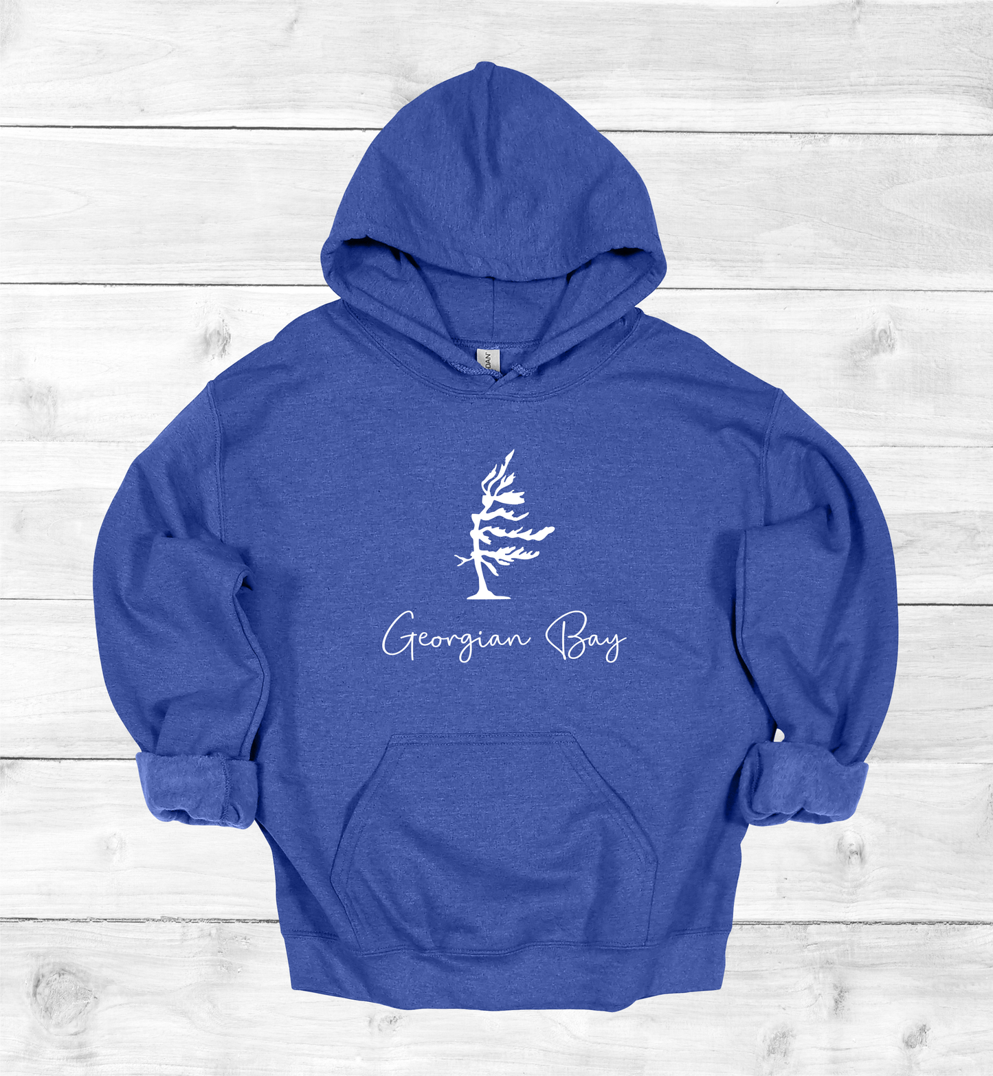 Georgian Bay Wind swept pine tree hoodie